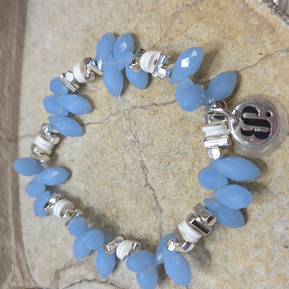 Blue crystal BP bracelet